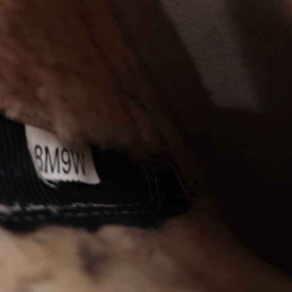 Aussie Dogs Unisex Shearling Mocs Winter Snow Suede Mens 8 Womens 9 - Picture 9 of 9